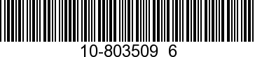 10-803509  6 - BOLT               - Replaced by 10-803509021