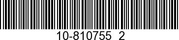 10-810755  2 - BOLT              