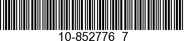 10-852776  7 - BOLT               NLA