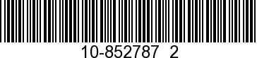 10-852787  2 - SCREW              NLA