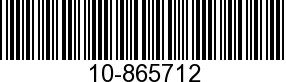 10-865712 - SCREW (.250-28 x   - Replaced by 10-865900