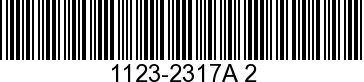 1123-2317A 2 - END CAP ASSY       NLA