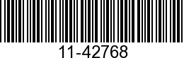 11-42768 - NUT                - Replaced by 11-809136