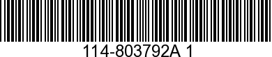 114-803792A 1 - TOP COWL ASSEMBLY  - Replaced by 114-803792A10