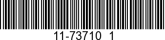 11-73710  1 - NUT                - Replaced by 11-46335
