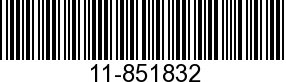 NUT 11-851832