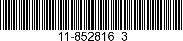 11-852816  3 - NUT                NLA