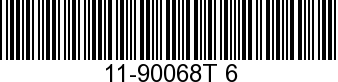 11-90068T 6 - NUT                - Replaced by 11-90068F 3