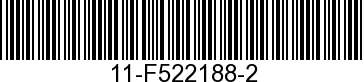 11-F522188-2 - NUT-SPECIAL        - Replaced by -F522188-1