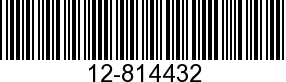 12-814432 - WASHER             - Replaced by 12-78688