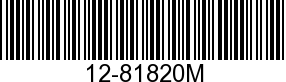 12-81820M - WASHER @2          - Replaced by 12-82560M