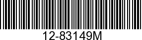 12-83149M - WASHER             - Replaced by 13-11706M