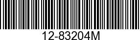 12-83204M - WASHER             - Replaced by 12-84401M