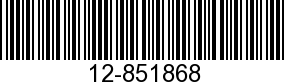12-851868 - WASHER             - Replaced by 12-95392014