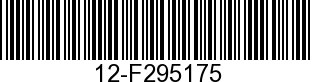 WASHER,NLA 12-F295175