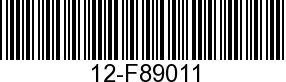 12-F89011 - WASHER             - Replaced by 12-69342