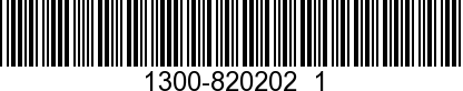 1300-820202  1 - CARBURETOR         NLA