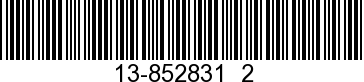 13-852831  2 - LOCKWASHER         NLA