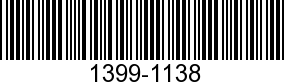 1399-1138 - INLET NEEDLE@2     - Replaced by 1395-9258