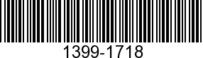 1399-1718 - REPAIR PARTS KIT   NLA