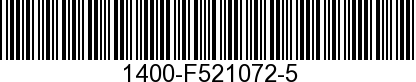 1400-F521072-5 - BRACKET            - Replaced by -F521072-1