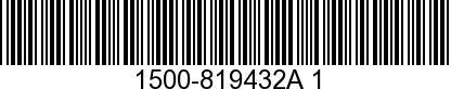 1500-819432A1 - ->819432A2 - Replaced by -819432A2