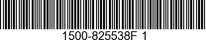 1500-825538F 1 - HOUSING ASSEMBLY   NLA