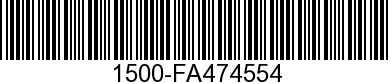 1500-FA474554 - HSG KIT-D SHAFT    NLA