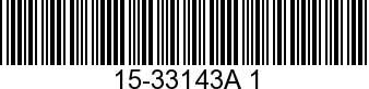 15-33143A 1 - SHIM ASSY          - Replaced by 15-57007A 1