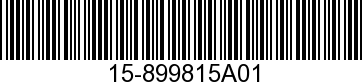 SHIM SET 15-899815A01