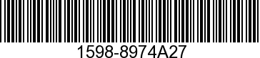 1598-8974A27 - HOUSING ASSEMBLY   NLA