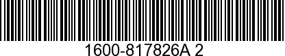 1600-817826A2 - ->817826A7 - Replaced by -817826A7