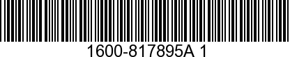 1600-817895A1 - ->819483A1 - Replaced by -819483A1