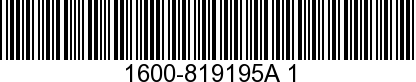 1600-819195A1 - ->819195A2 - Replaced by -819195A2