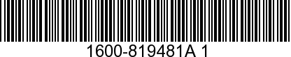 1600-819481A1 - ->820090A3 - Replaced by -820090A3