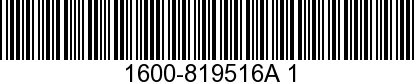 1600-819516A1 - ->819516A2 - Replaced by -819516A2