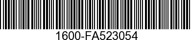 1600-FA523054 - GEAR HOUSING ASSY  NLA