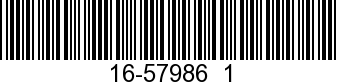16-57986  1 - STUD               - Replaced by 16-57985