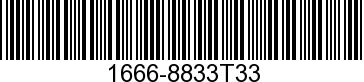 GC 15 4S-S-BLK 1666-8833T33