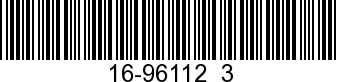 16-96112  3 - STUD (.250-28 x 1  - Replaced by 16-865393A01