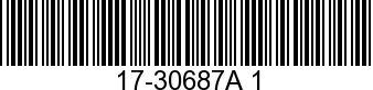 17-30687A 1 - TILT LOCK PIN      - Replaced by 17-49930A 1