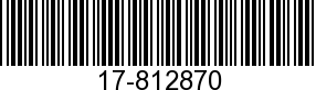17-812870 - PIN Center Main    - Replaced by 17-8128701