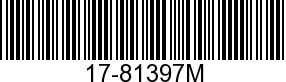 17-81397M - PIN                - Replaced by 17-41314M