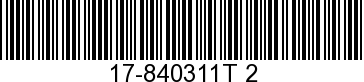 17-840311T 2 - SWIVEL PIN ASY-BL  - Replaced by 17-840311T 1