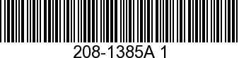 208-1385A 1 - FLYWHEEL           - Replaced by 208-1996A 1
