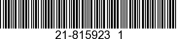 21-815923  1 - CHECK VALVE        - Replaced by 21-815923  4