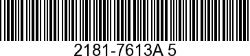 2181-7613A 5 - FRONT COVER ASSEM  NLA