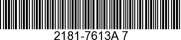 2181-7613A 7 - FRONT COVER ASSEM  NLA