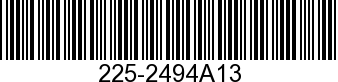 225-2494A13 - FLYWHEEL           - Replaced by 225-2494A15