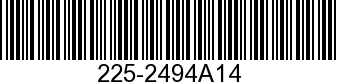 225-2494A14 - FLYWHEEL           - Replaced by 225-2494A30
